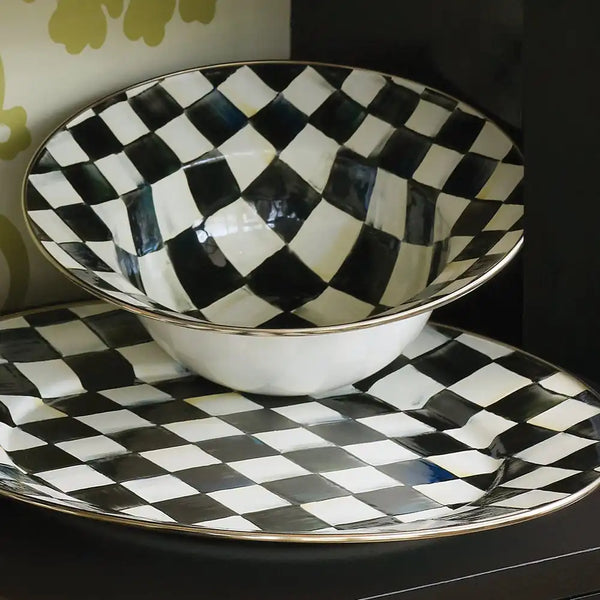 Courtly Check Serving Bowl
