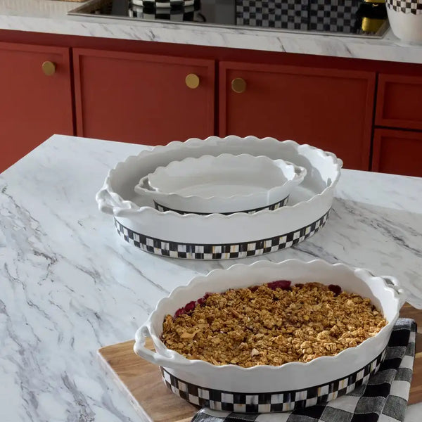 Rosy Check Everyday Large Oval Baker