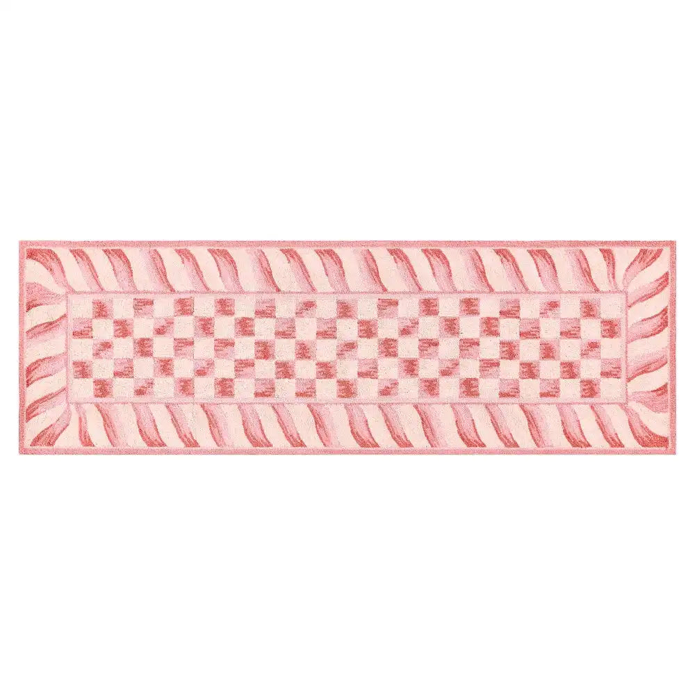 Rosy Check 3' x 5' Rug