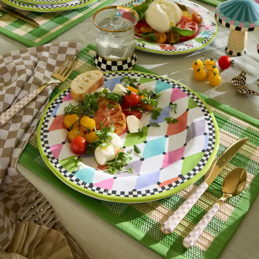 Courtly Check Bistro Flatware 5 Piece Place Setting
