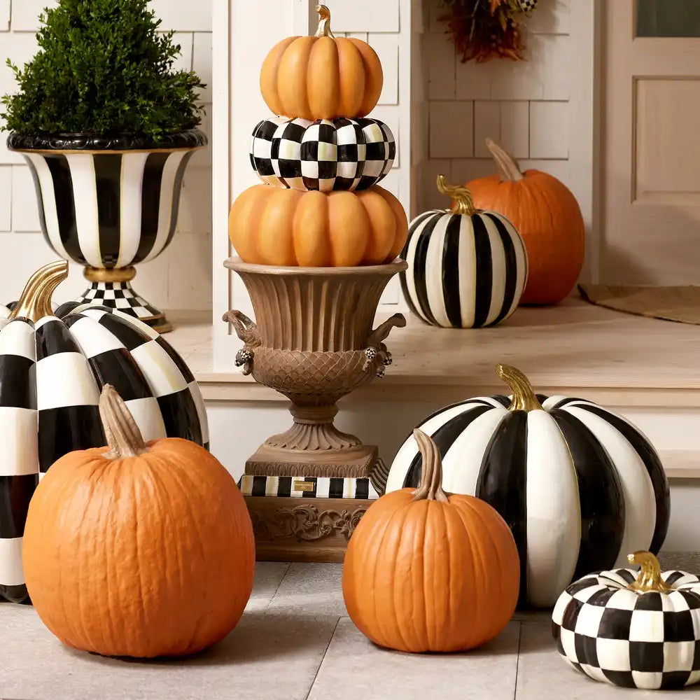 Mocha Stripe Medium Pumpkin