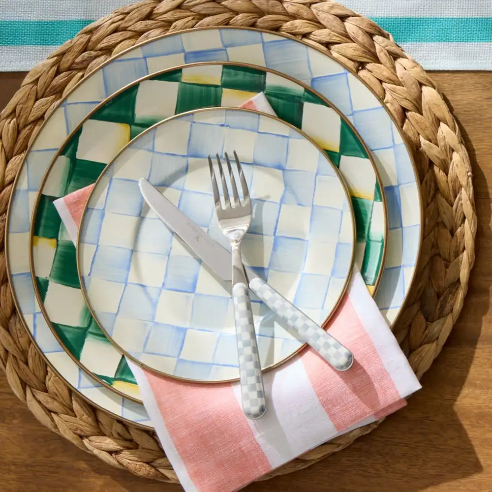 Courtly Check Bistro Flatware 5 Piece Place Setting