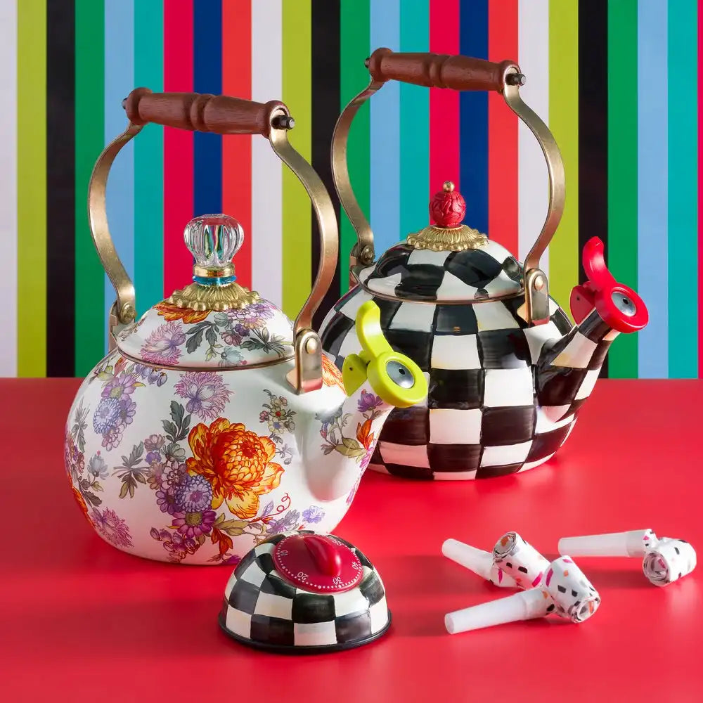 Courtly Check Whistling Tea Kettle Secondary image