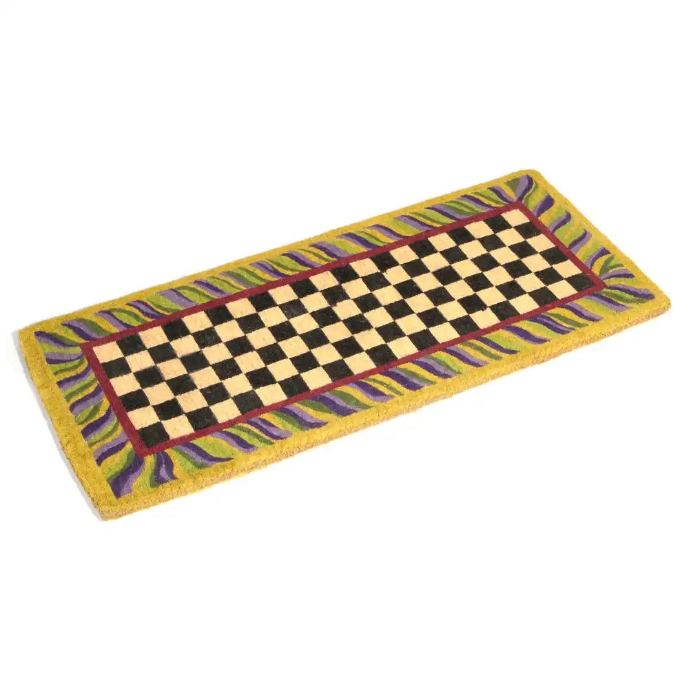 Courtly Check Double Door Entrance Mat Main image