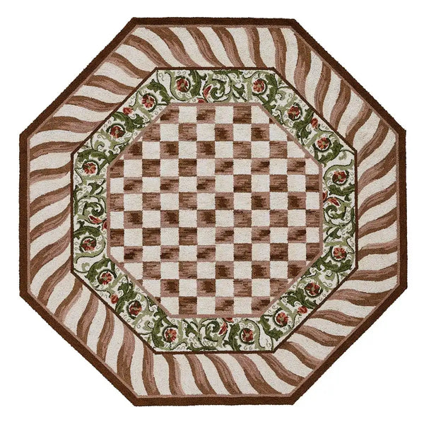 Mocha Check 8' x 10' Rug