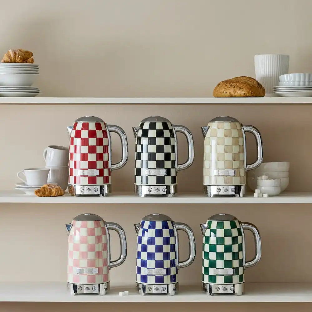 Emerald Check Electric Kettle