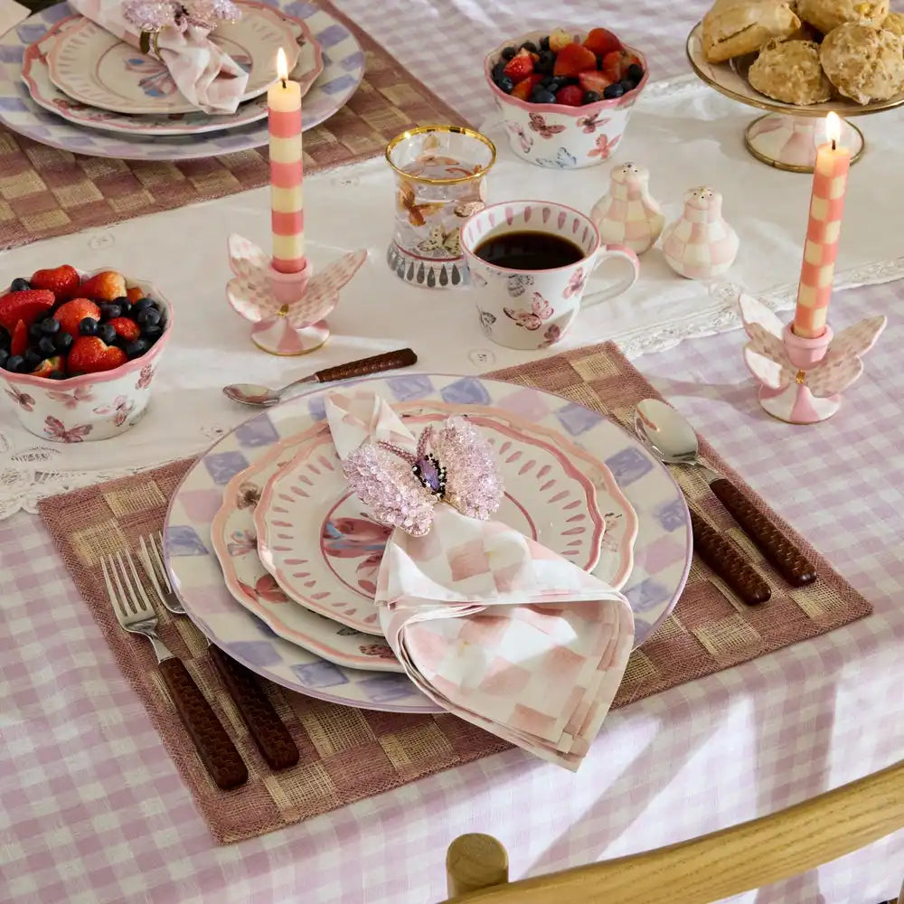 Pink Sinamay Placemats, Set of 4 Secondary image