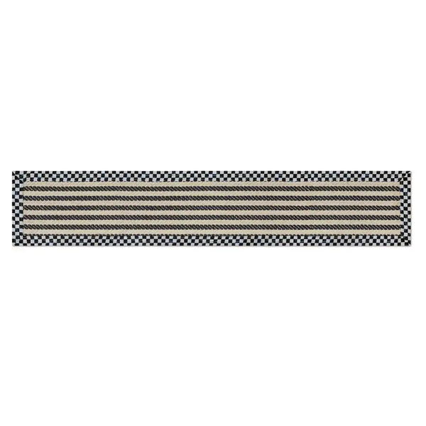 Courtly Check Herringbone Stripe 3' x 5' Sisal Rug