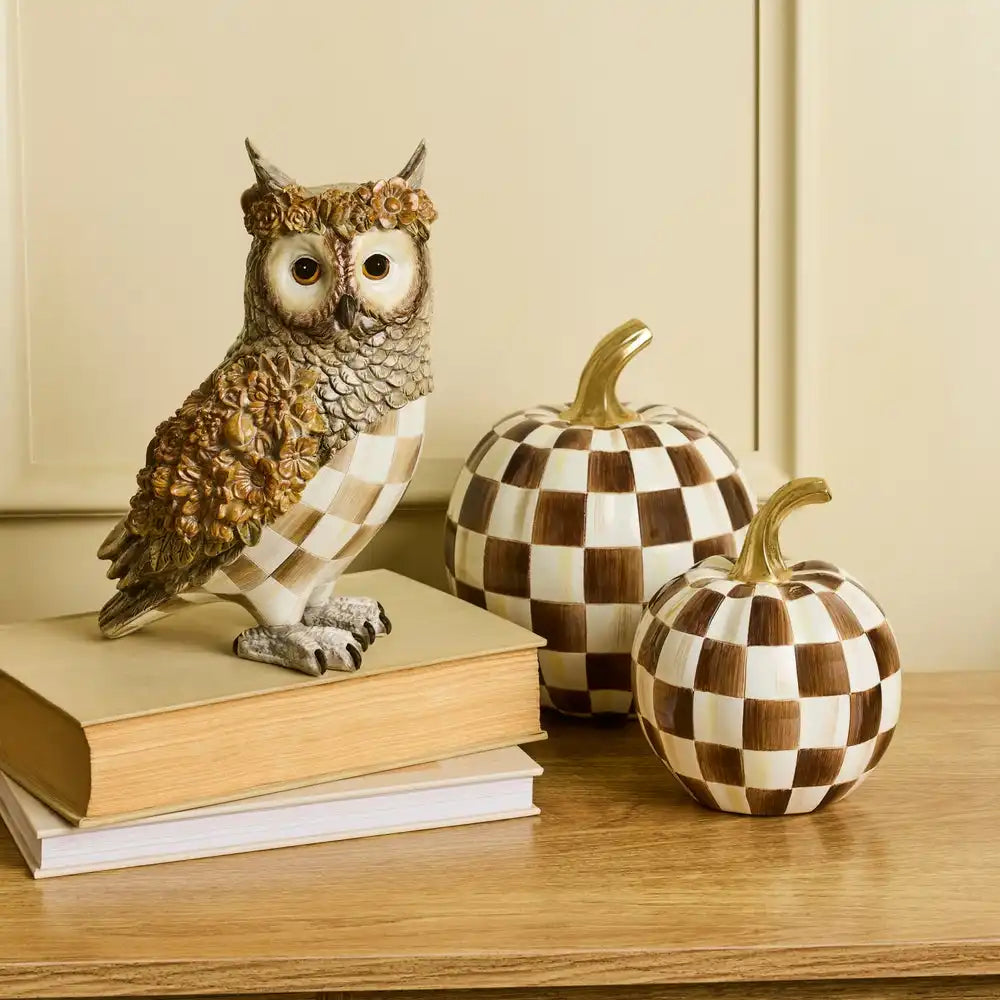 Mocha Check Owl Secondary image