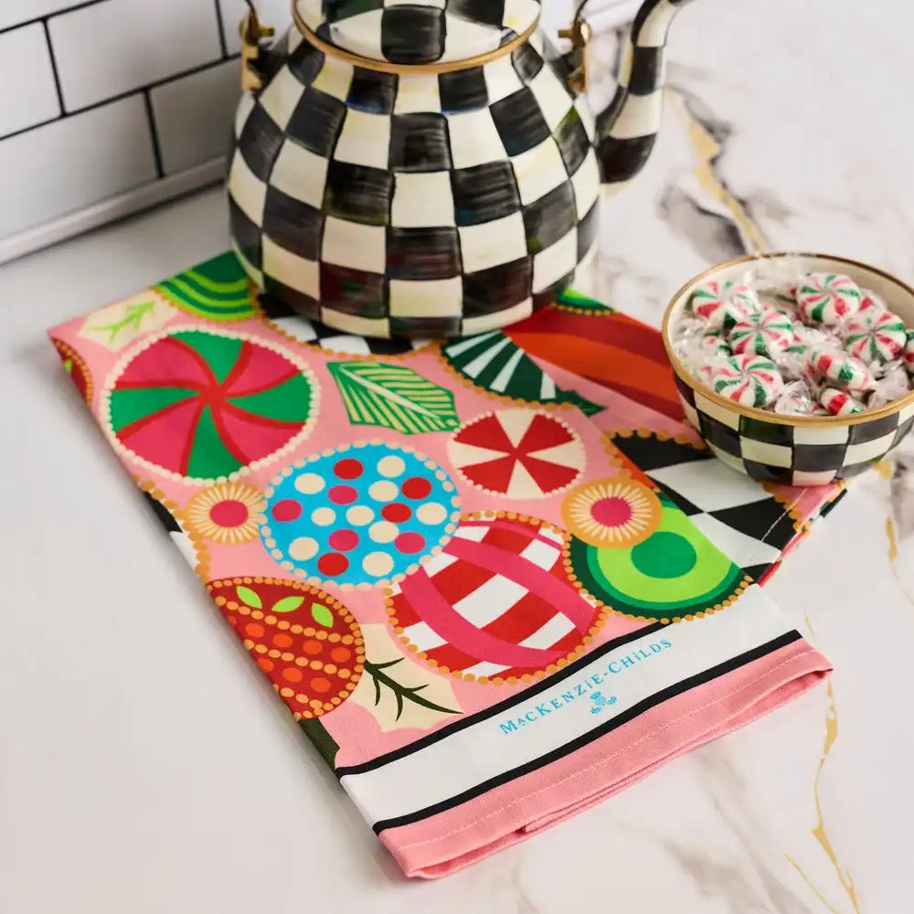 Jolly Ornaments Printed Dish Towel Secondary image