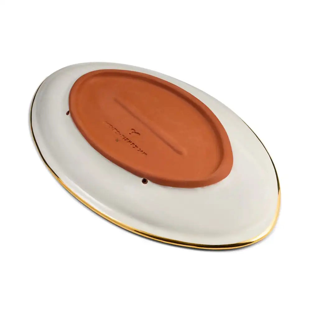 Courtly Check Football Platter