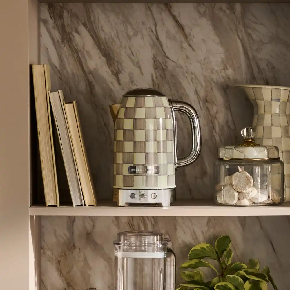 Emerald Check Electric Kettle