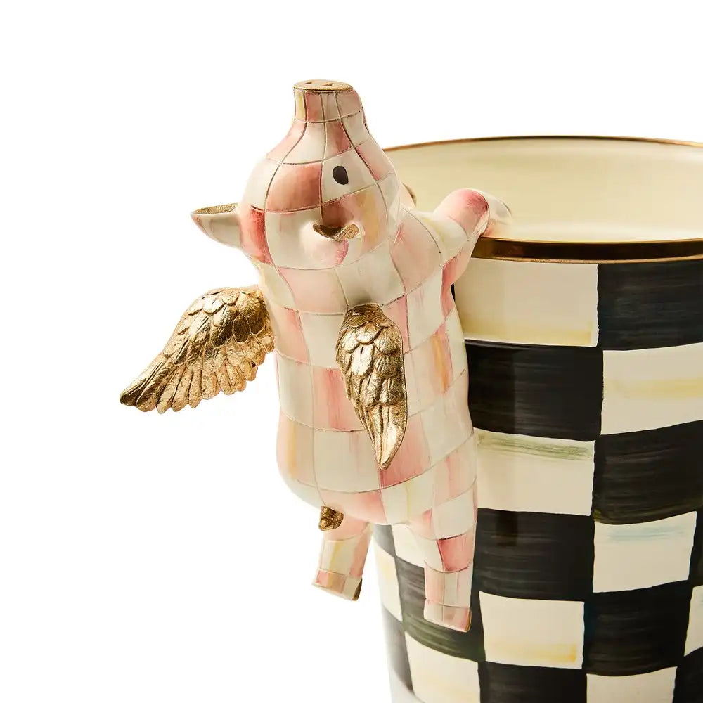 Mocha Check Squirrel Pot Climber