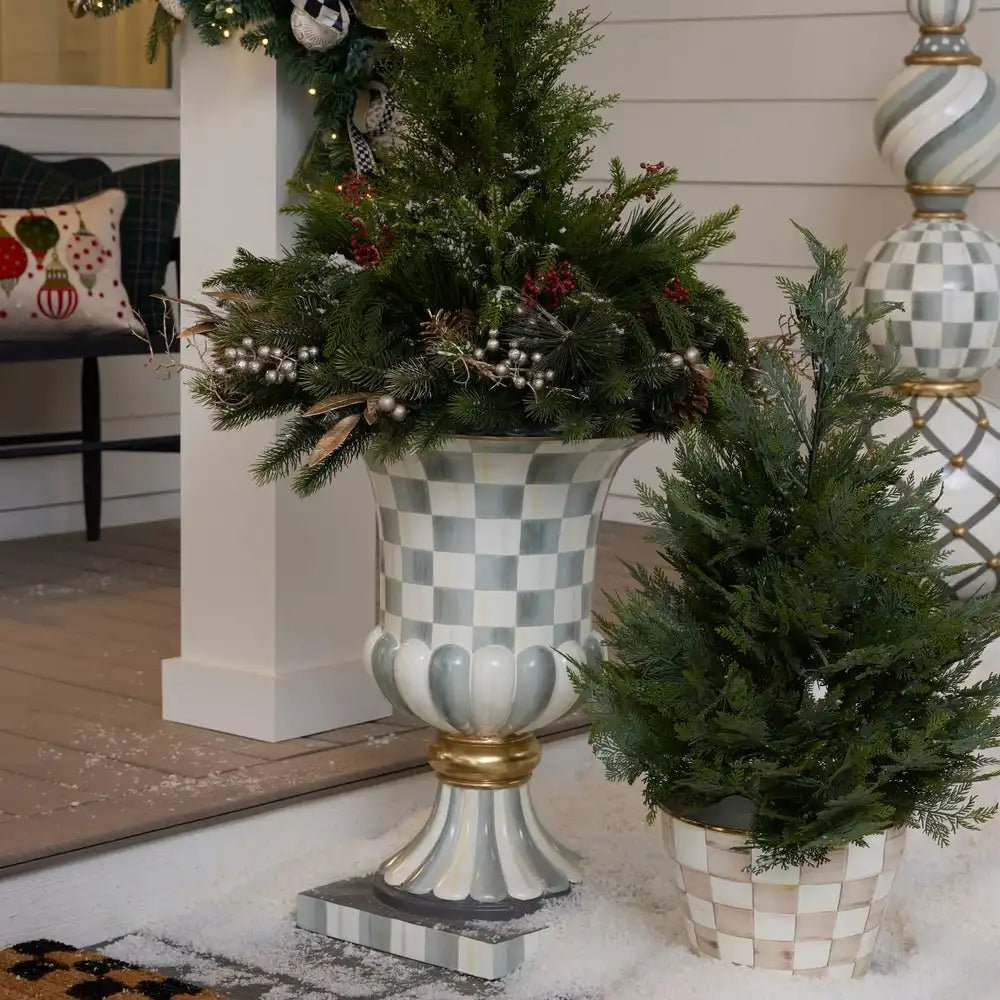 Courtly Stripe Urn