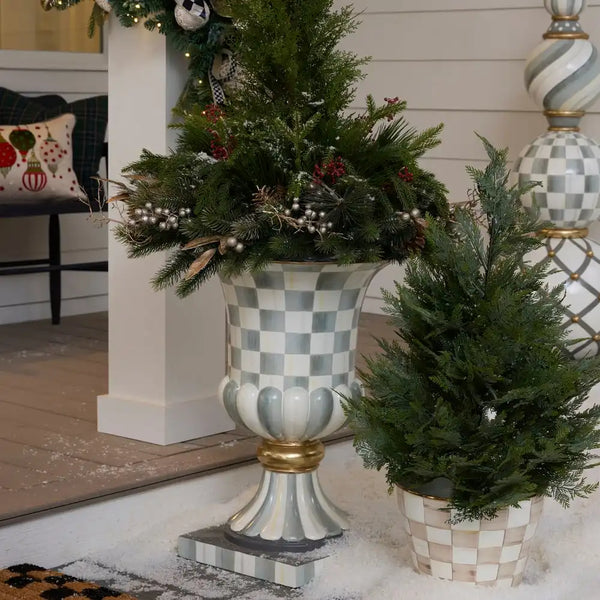 Courtly Stripe Urn