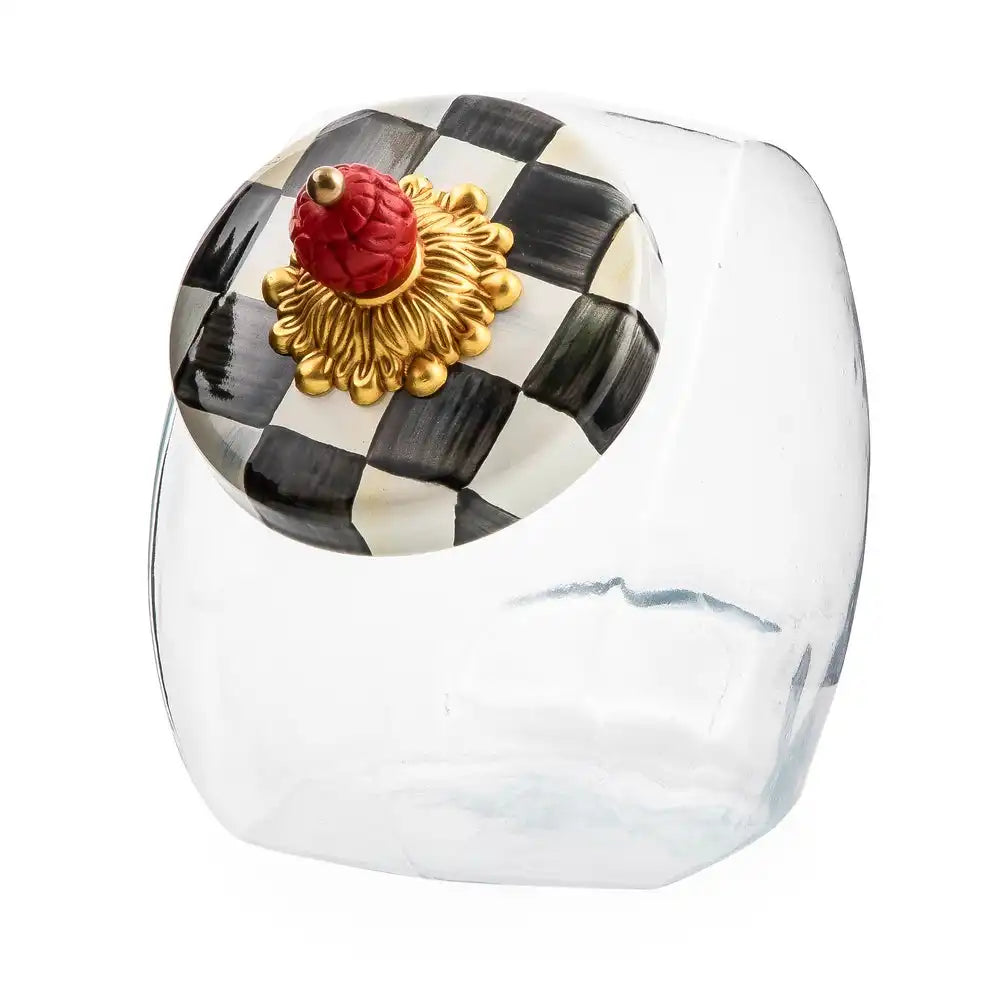 Sweets Jar with Courtly Check Enamel Lid Main image