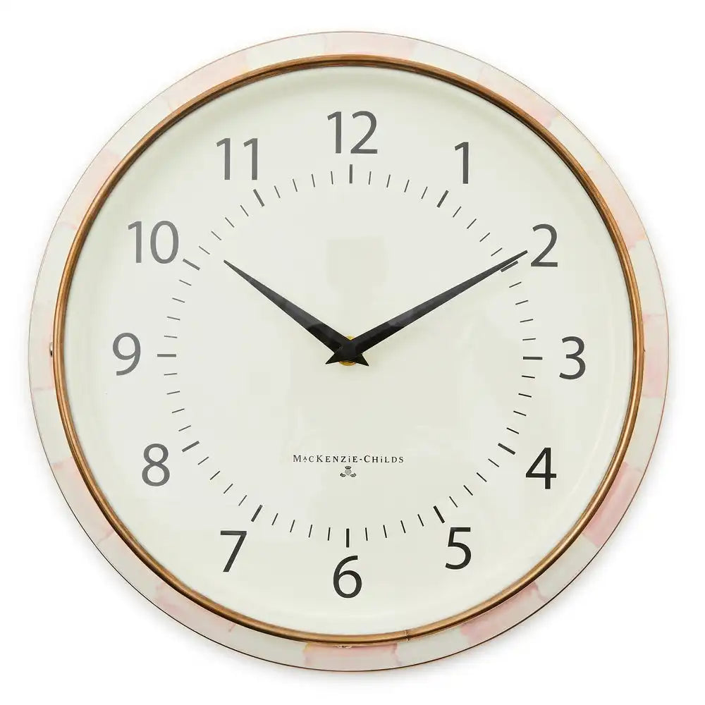 Rosy Check School Wall Clock