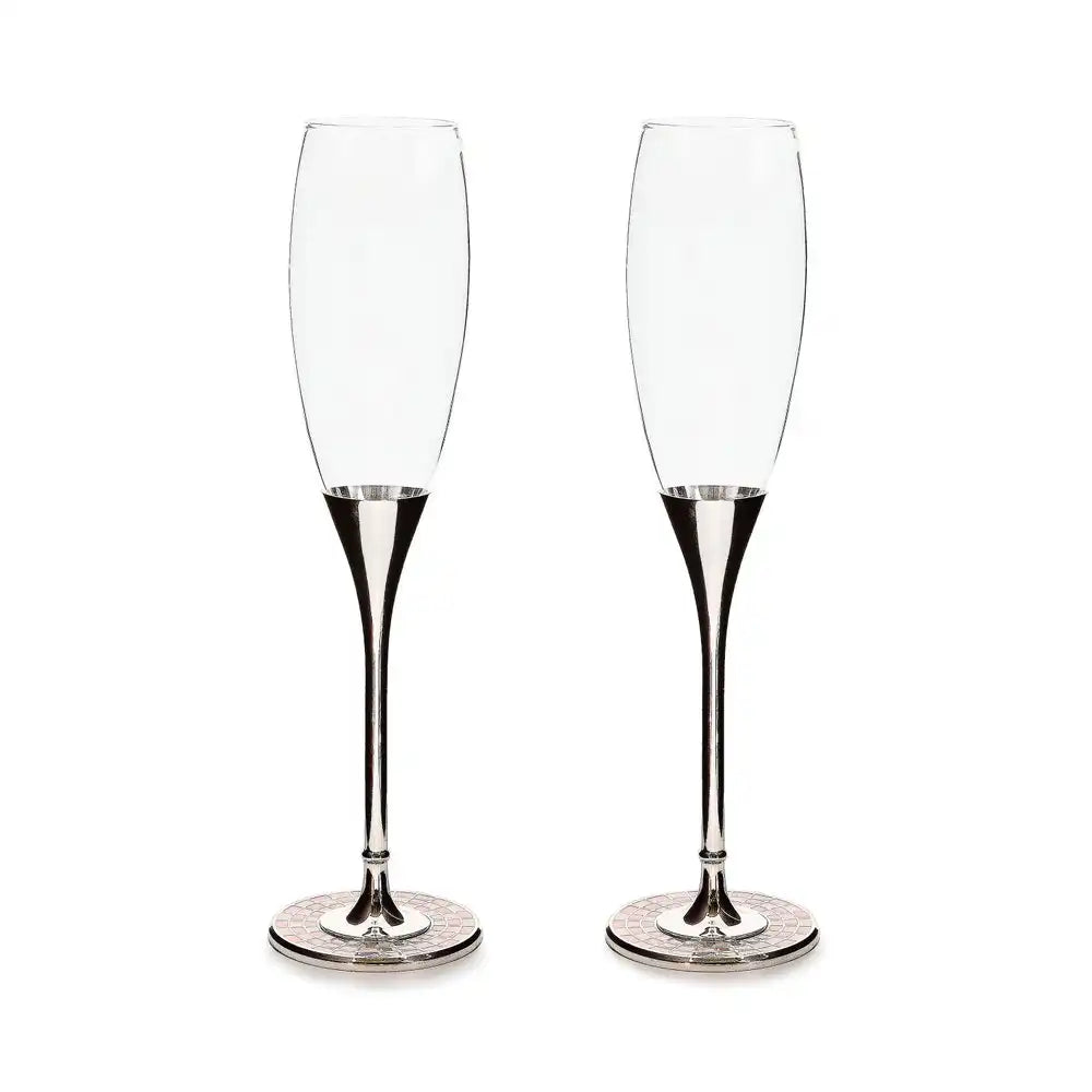Celebrate Rosy Toasting Flutes, Set of 2 Main image