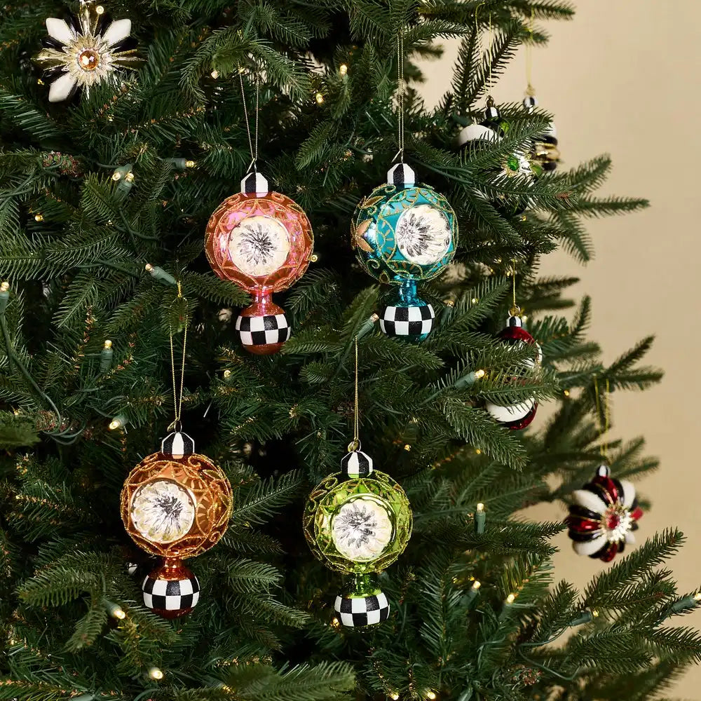 Confetti Reflector Glass Ornaments, Set of 4 Secondary image