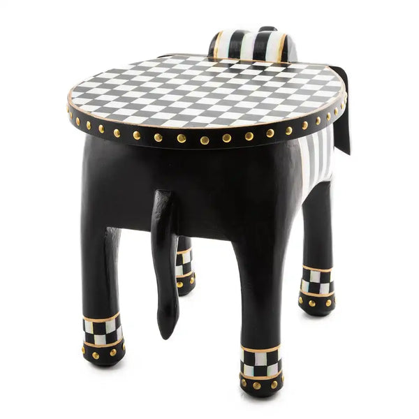 Mocha Elephant Pedestal