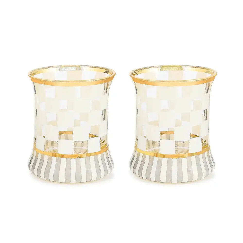 Carnival White Highball Glass, Set of 2