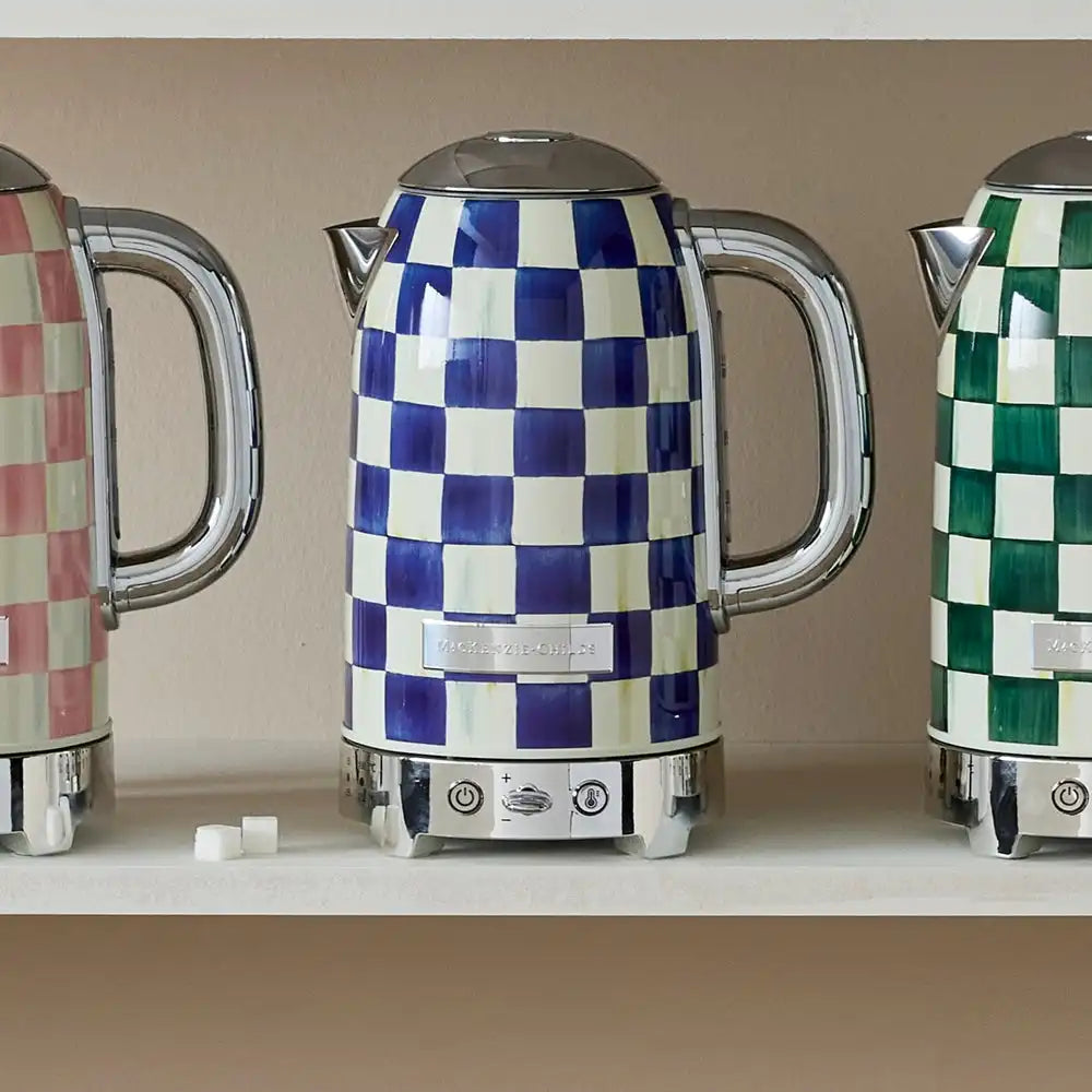 Emerald Check Electric Kettle