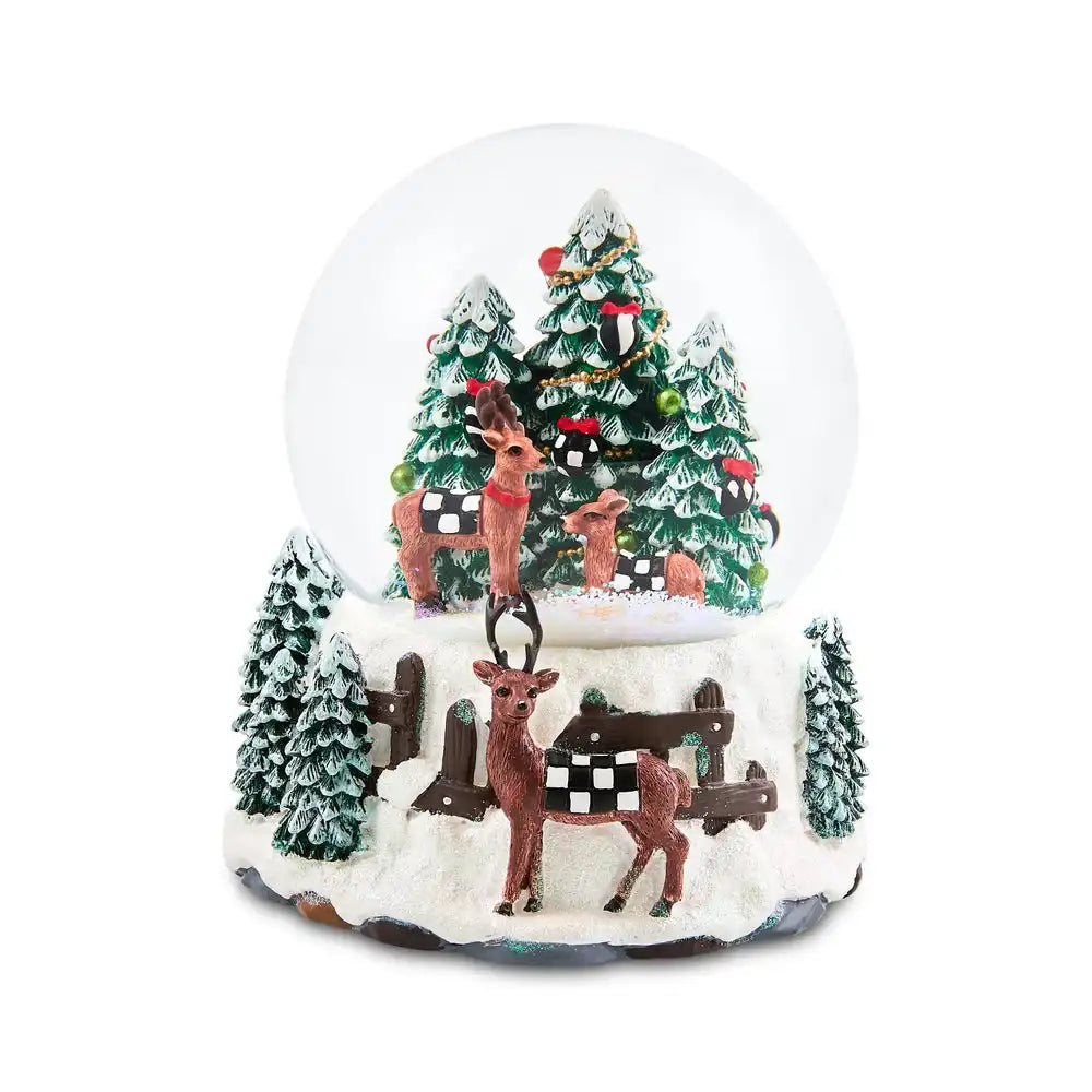 Holiday Forest Deer Snow Globe Main image