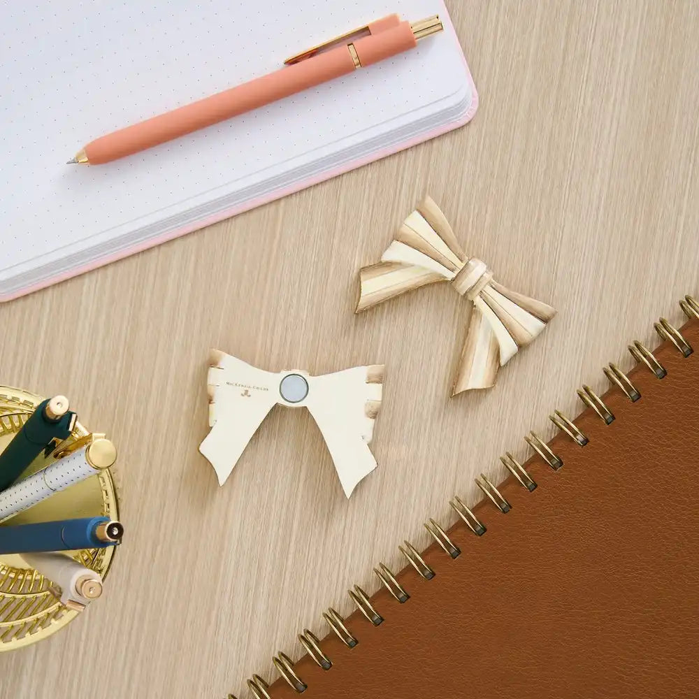 Courtly Bow Magnets, Set of 2
