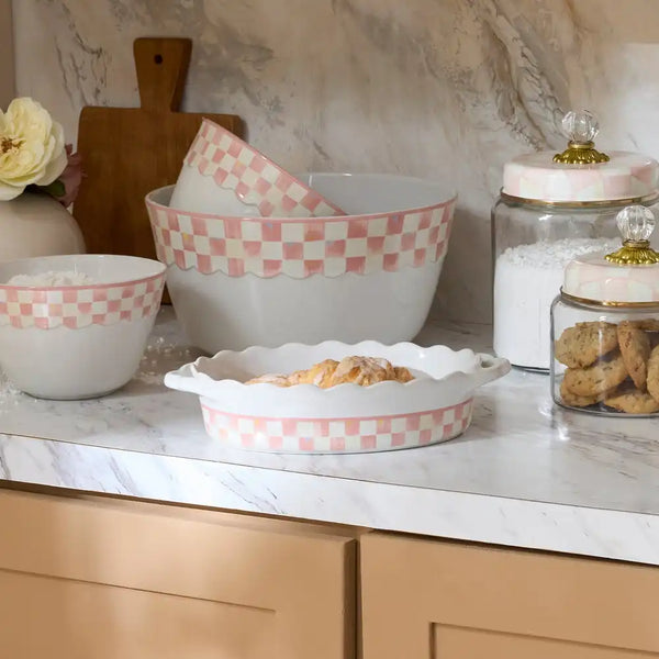 Rosy Check Everyday Large Oval Baker