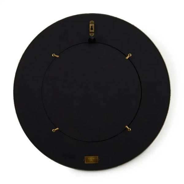 Courtly Check Round Enamel Wall Mirror