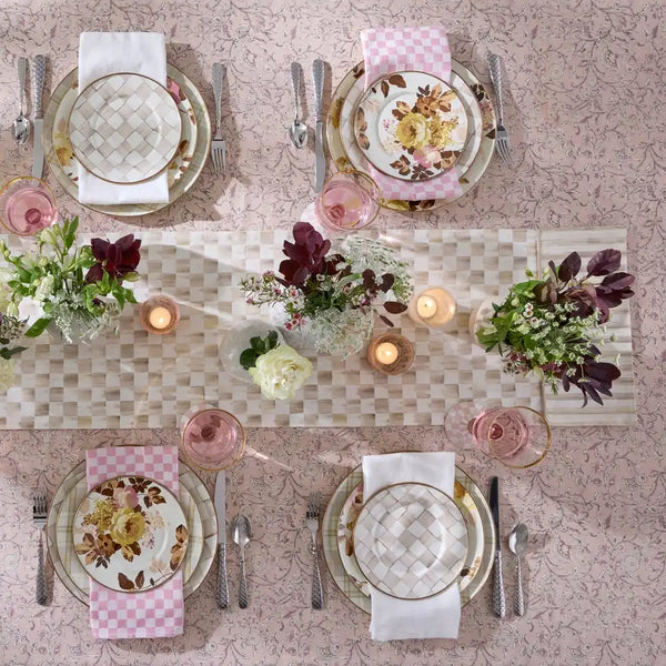 Courtly Check & Stripe Table Runner