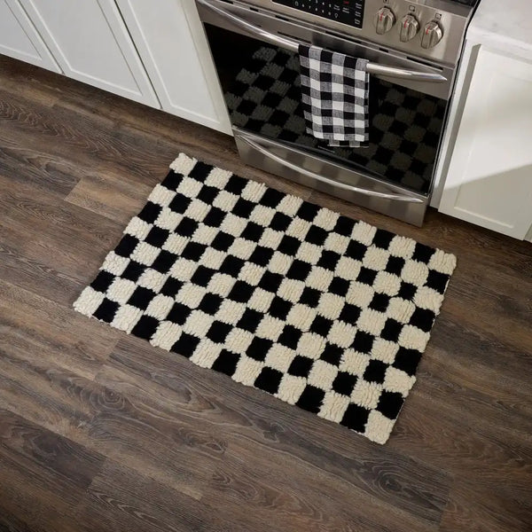 Checkerboard 3' x 5' Rug
