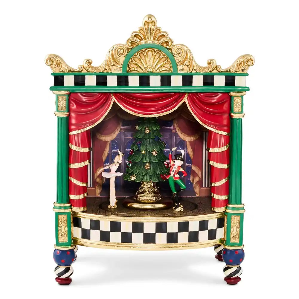 Timeless Tartan Nutcracker Stage Music Box Main image