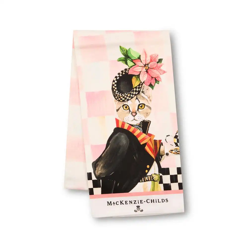 Miss Kitty Printed Dish Towel Main image