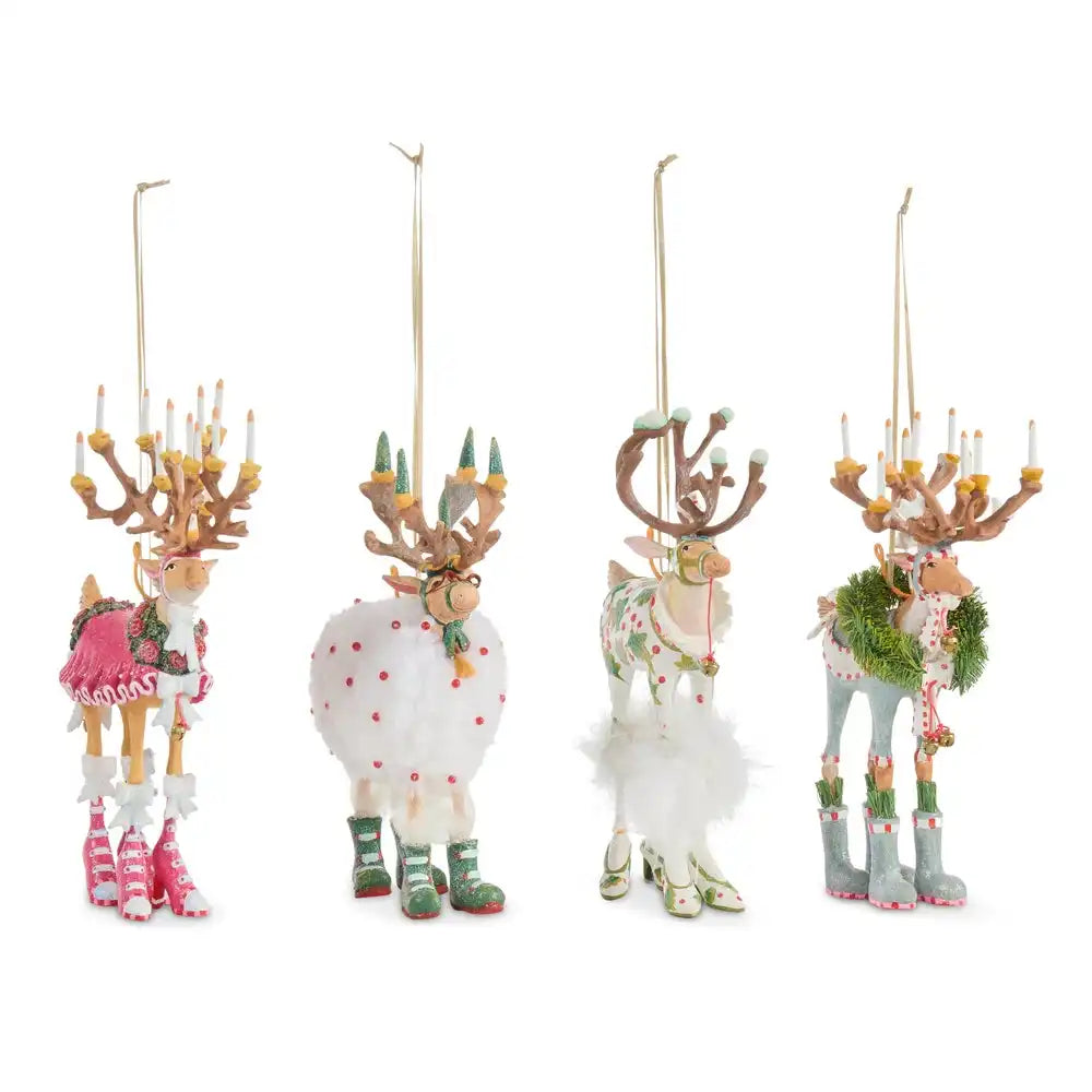 Patience Brewster Dash Away Reindeer Ornament Set Main image