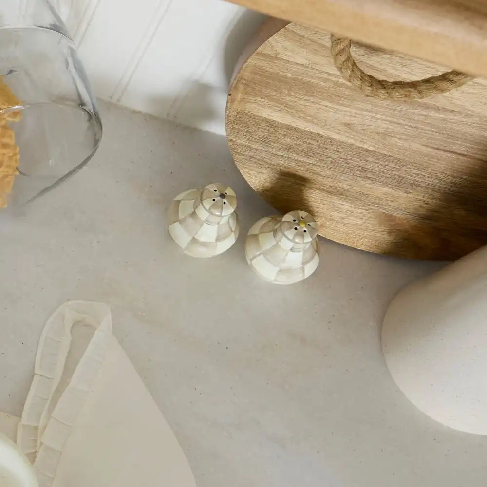 Courtly Check Large Salt & Pepper Shakers