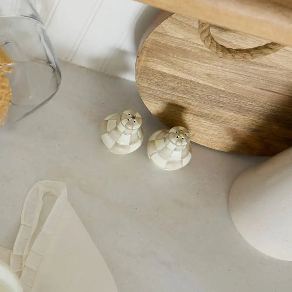 Courtly Check Large Salt & Pepper Shakers