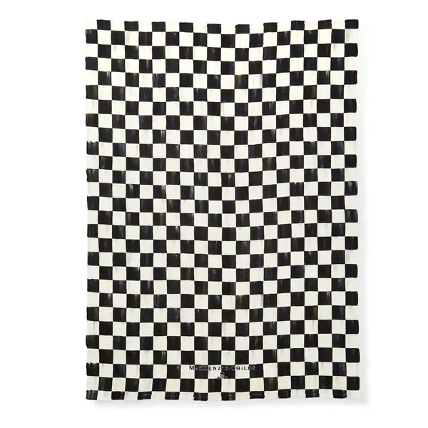 Cherry Check Printed Dish Towel