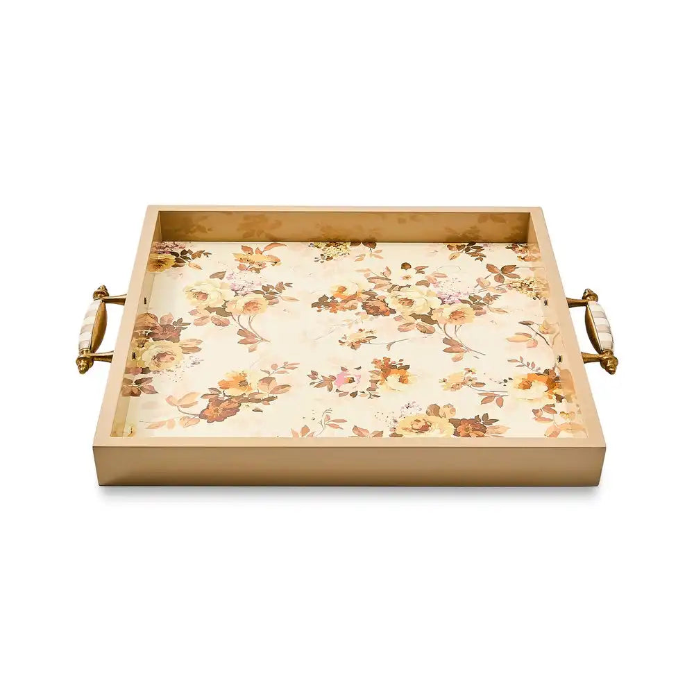 Courtly English Garden Serving Tray