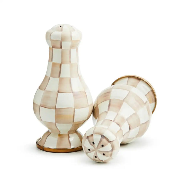 Courtly Check Large Salt & Pepper Shakers