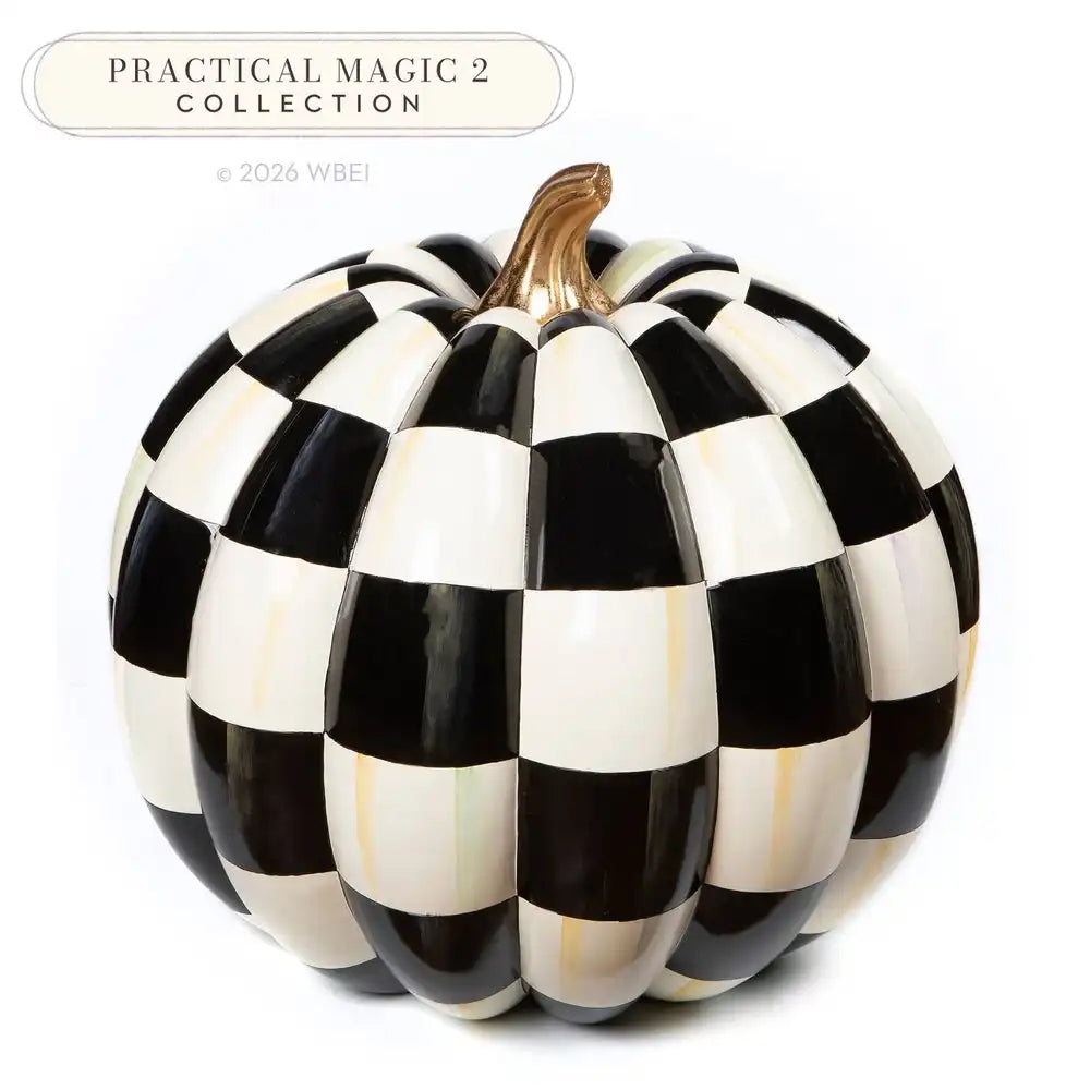 Courtly Check Outdoor Pumpkin Main image