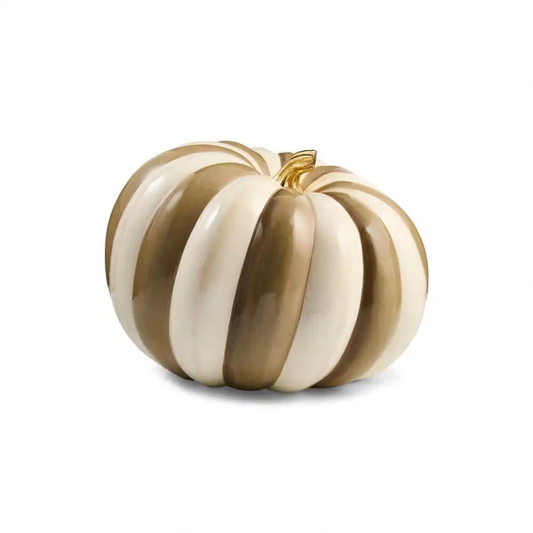 Mocha Stripe Medium Pumpkin