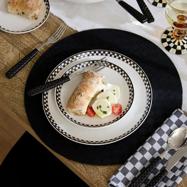 Courtly Check Everyday Small Plates, Set of 4