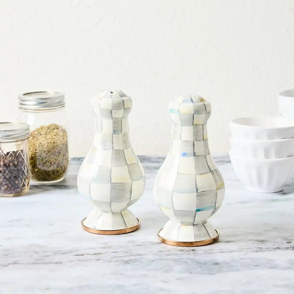 Courtly Check Large Salt & Pepper Shakers
