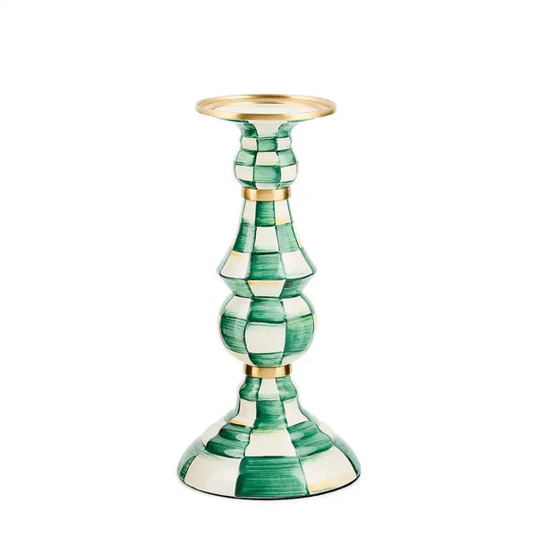 Rosy Check Medium Pillar Candlestick