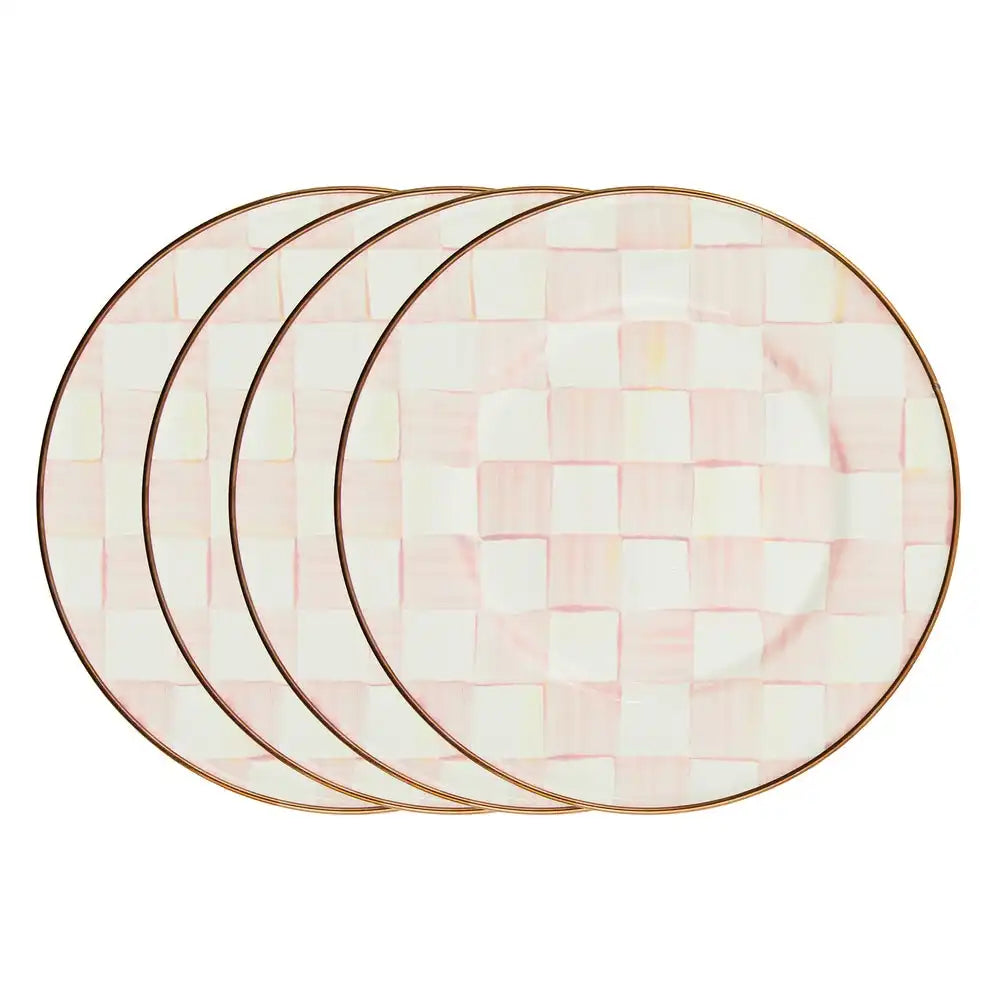 Royal Check Dinner Plates, Set of 4