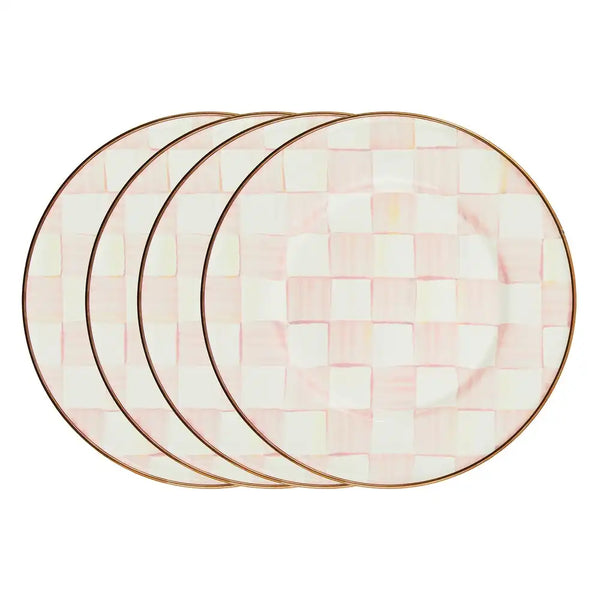 Royal Check Dinner Plates, Set of 4