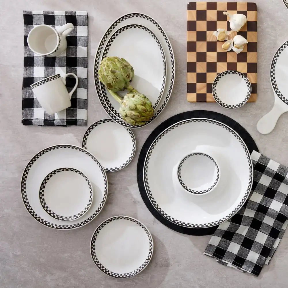 Courtly Check Everyday Small Plates, Set of 4 Secondary image