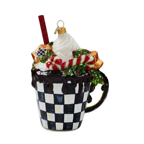 Hot Coco Glass Ornament