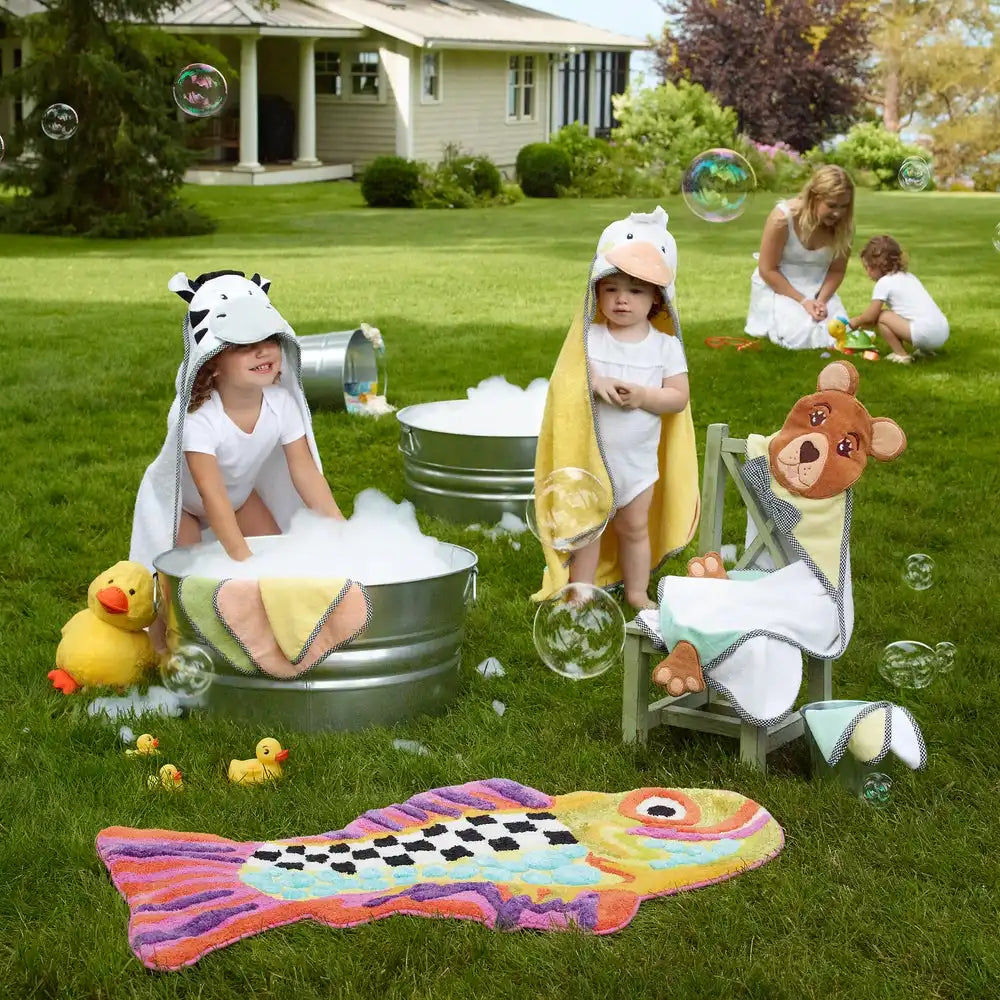 Happy Fish Bath Rug Secondary image